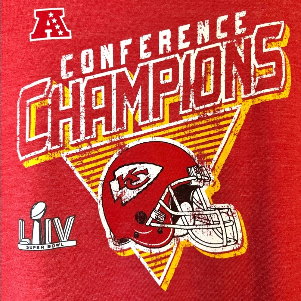 KC Chiefs LIV Conference Champions 3X Red Shirt